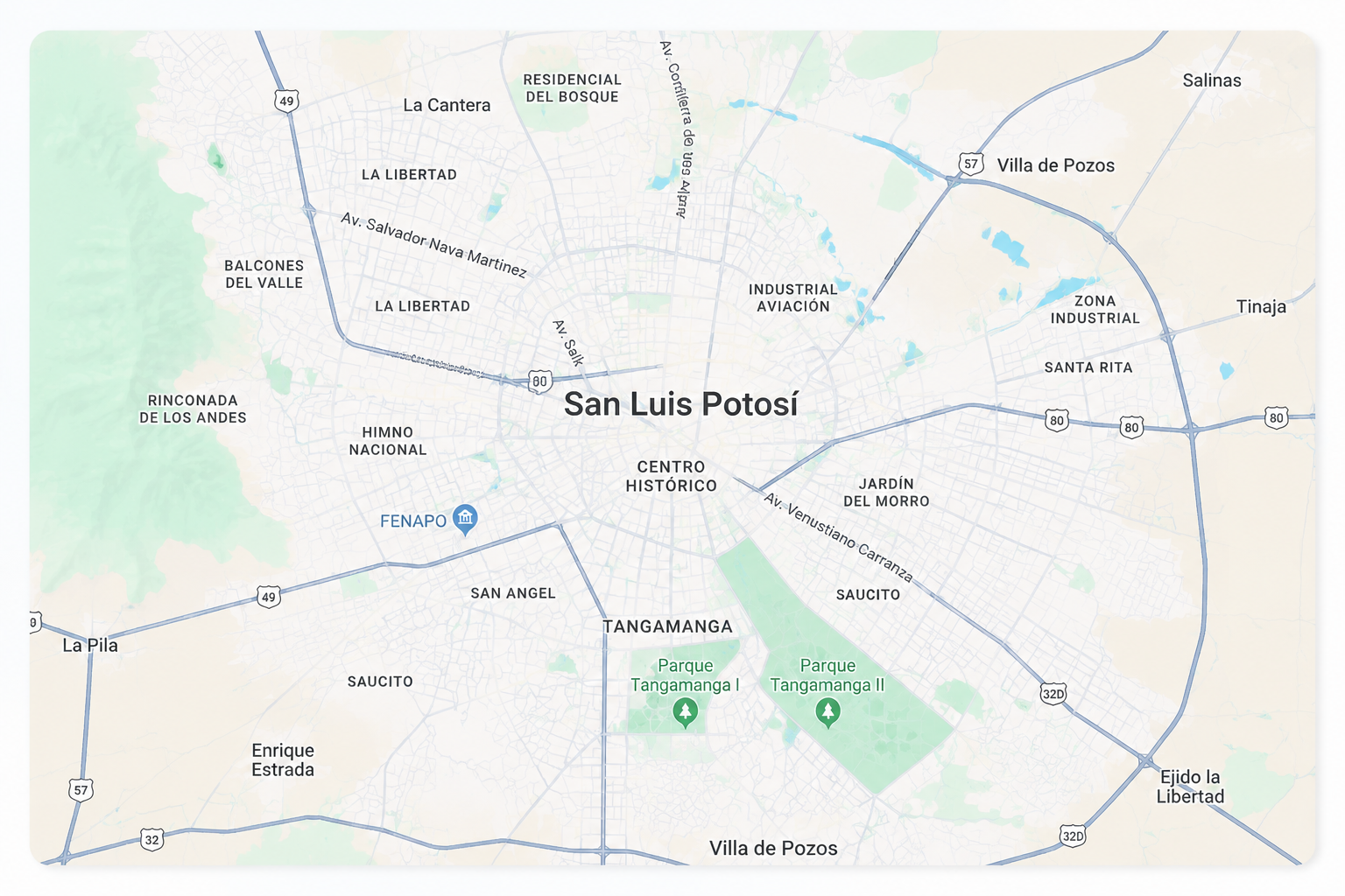 Cobertura de Agua Real en San Luis Potosí